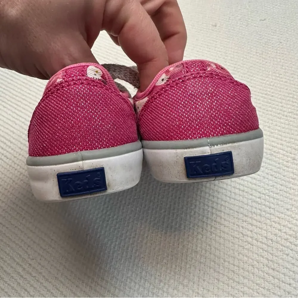 Keds Hello Kitty Mimmy Lace Up Sneakers Girls size 7 Running Shoes School